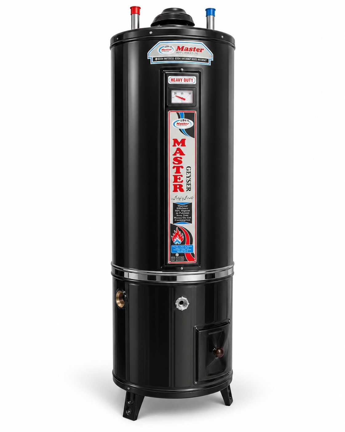 MA Electric Gas Water Heater MA-DEG55 Super Heavy Double Safety Geyser - Image 3
