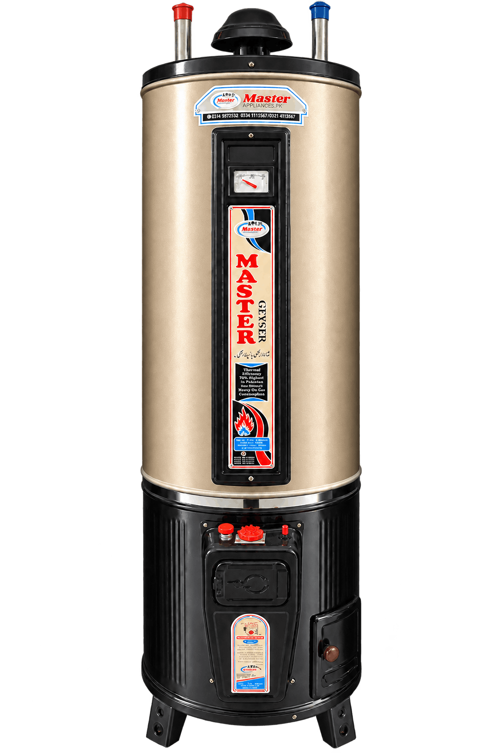 Electric And Gas Water Geyser MRB-AG-ME 35 Gallon - Image 8